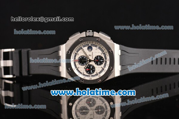 Audemars Piguet Royal Oak Offshore Chrono Swiss Valjoux 7750 Automatic Steel Case with Stick Markers and PVD Bezel- 1:1 Best Edition (NOOB) - Click Image to Close